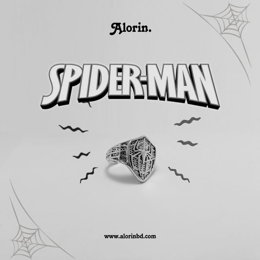 Spider-Man Adjustable Ring (Silver Edition)